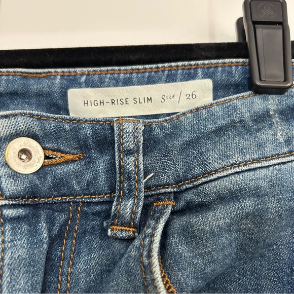 Pilcro and the Letterpress Denim Cutoff Shorts Size 26 - Picture 3 of 4